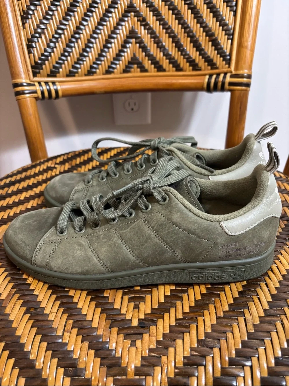Adidas Stan Smith Winterized Raw Khaki FZ3552 Sneakers 7 Men